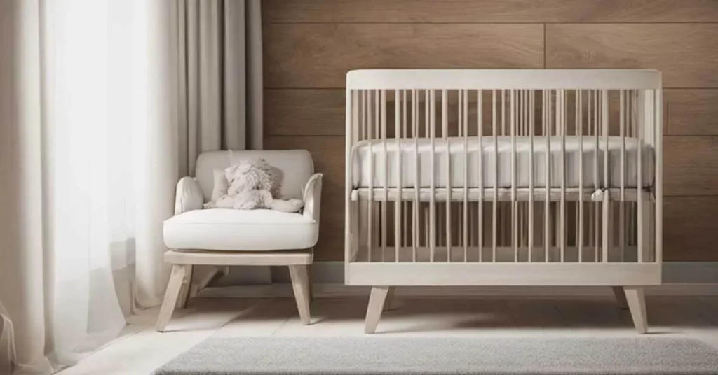 Gender-Neutral Nursery with a Crib