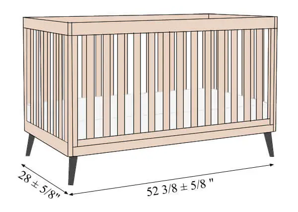 Standard Size Crib Dimensions