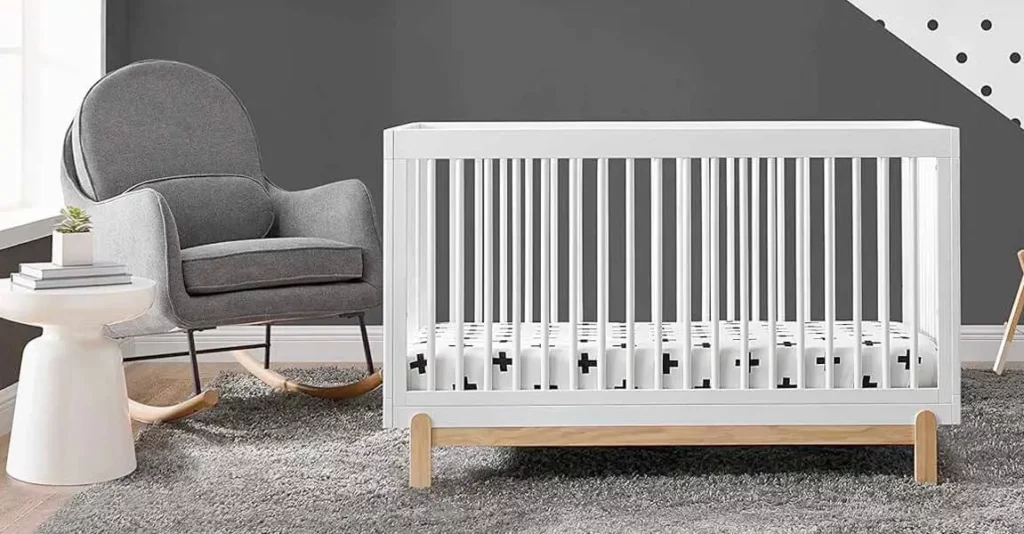 Delta Children Poppy 4-in-1 Convertible Crib - White