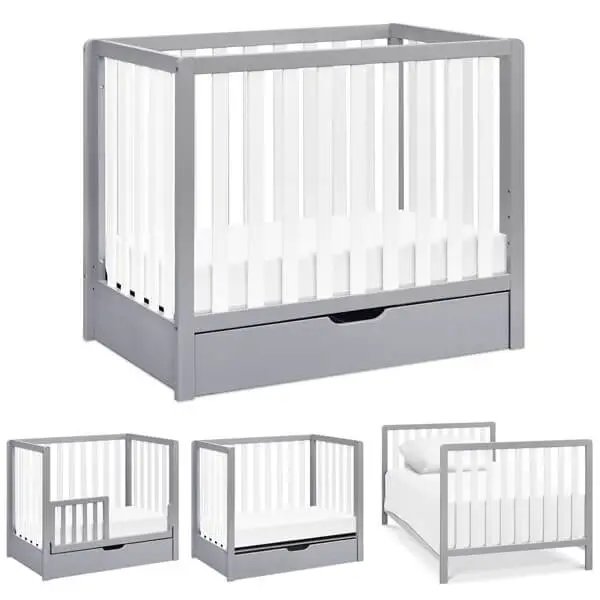 Top Rated Mini Cribs: 
Carter's by DaVinci Colby 4-in-1 Convertible Mini Crib with Trundle Drawer